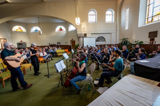 Finger Lakes Fiddle Orchestra May 2025 Concert at First Baptist Church in Ithaca, NY