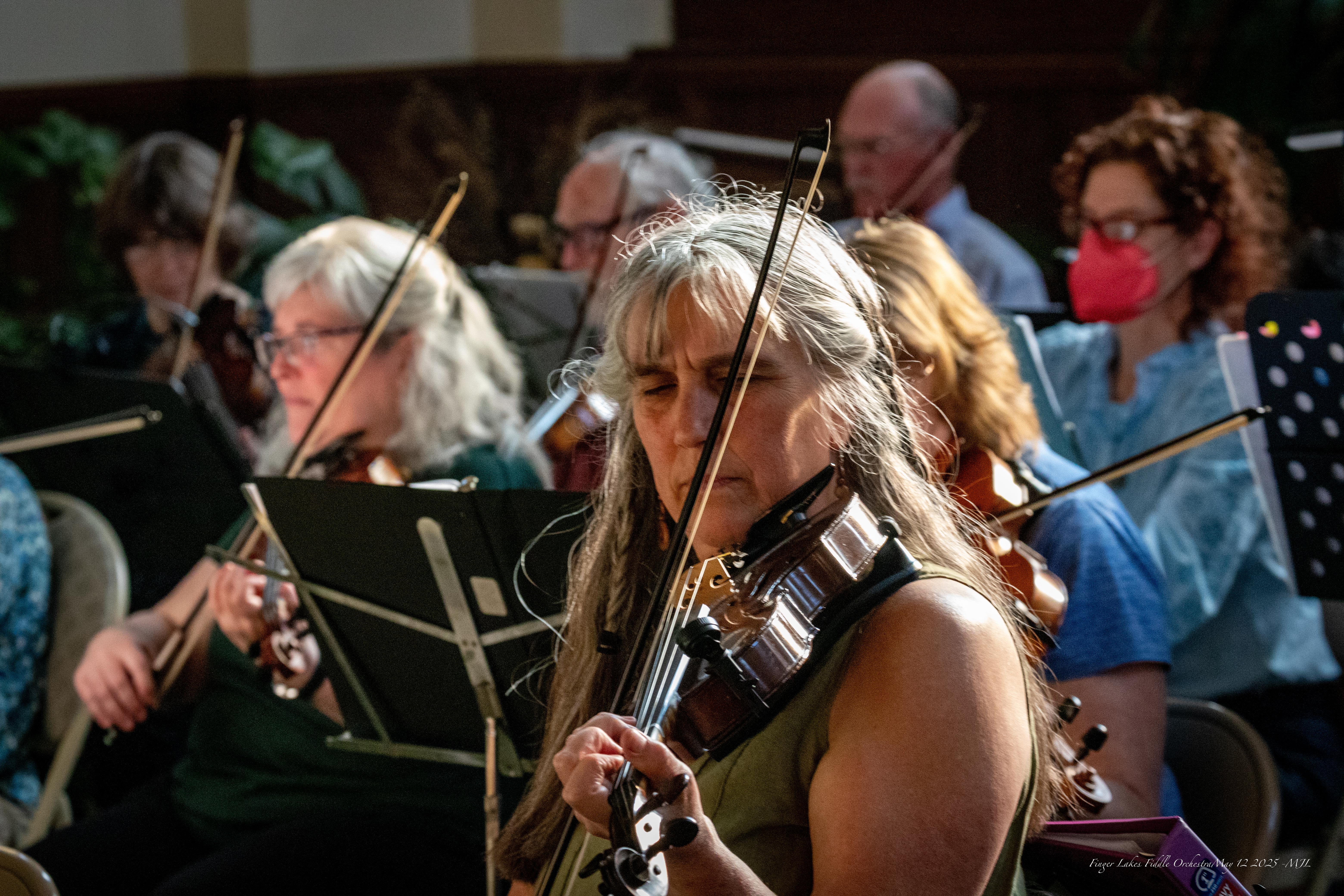 Finger Lakes Fiddle Orchestra May 2025 Concert at First Baptist Church in Ithaca, NY
