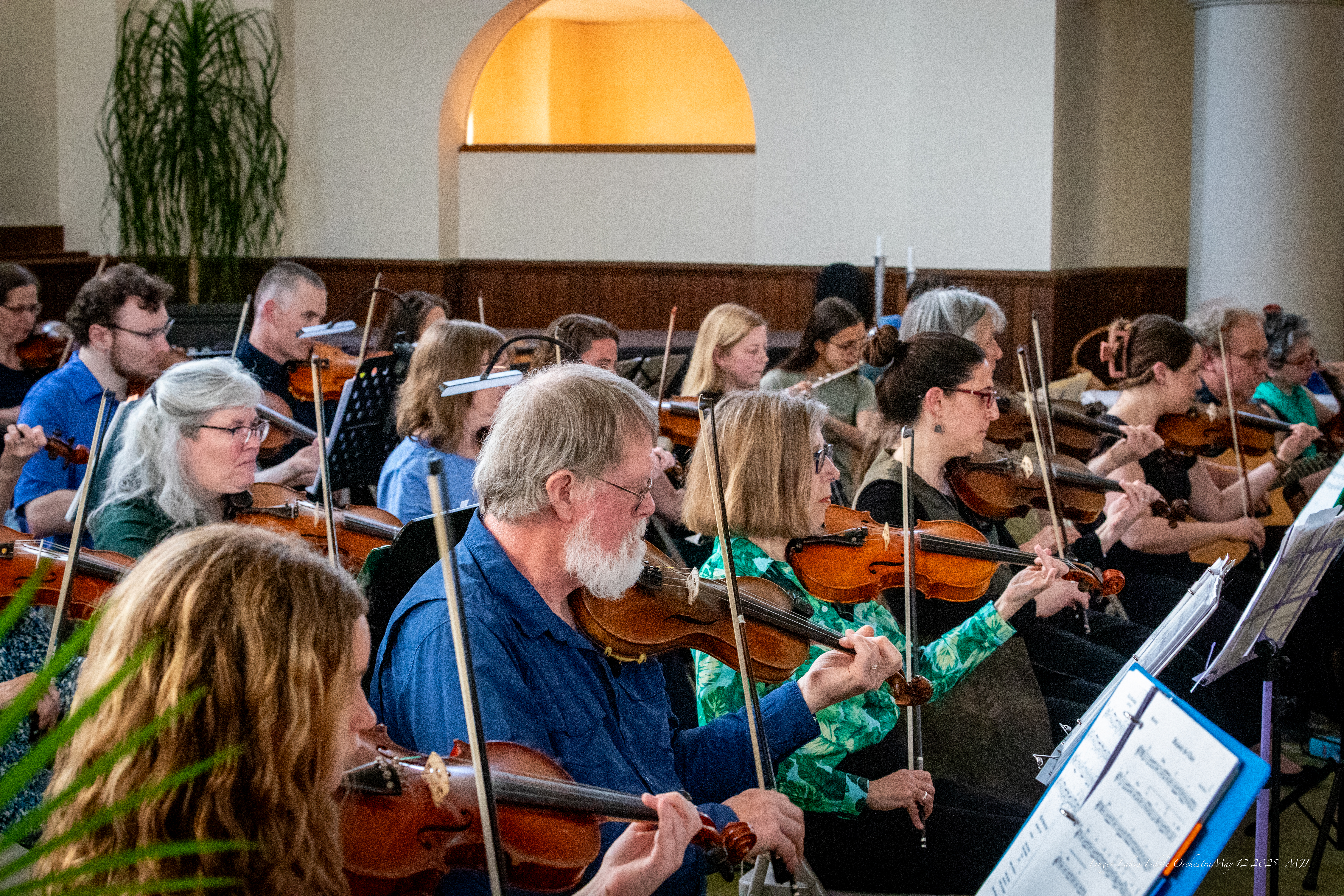 Finger Lakes Fiddle Orchestra May 2025 Concert at First Baptist Church in Ithaca, NY