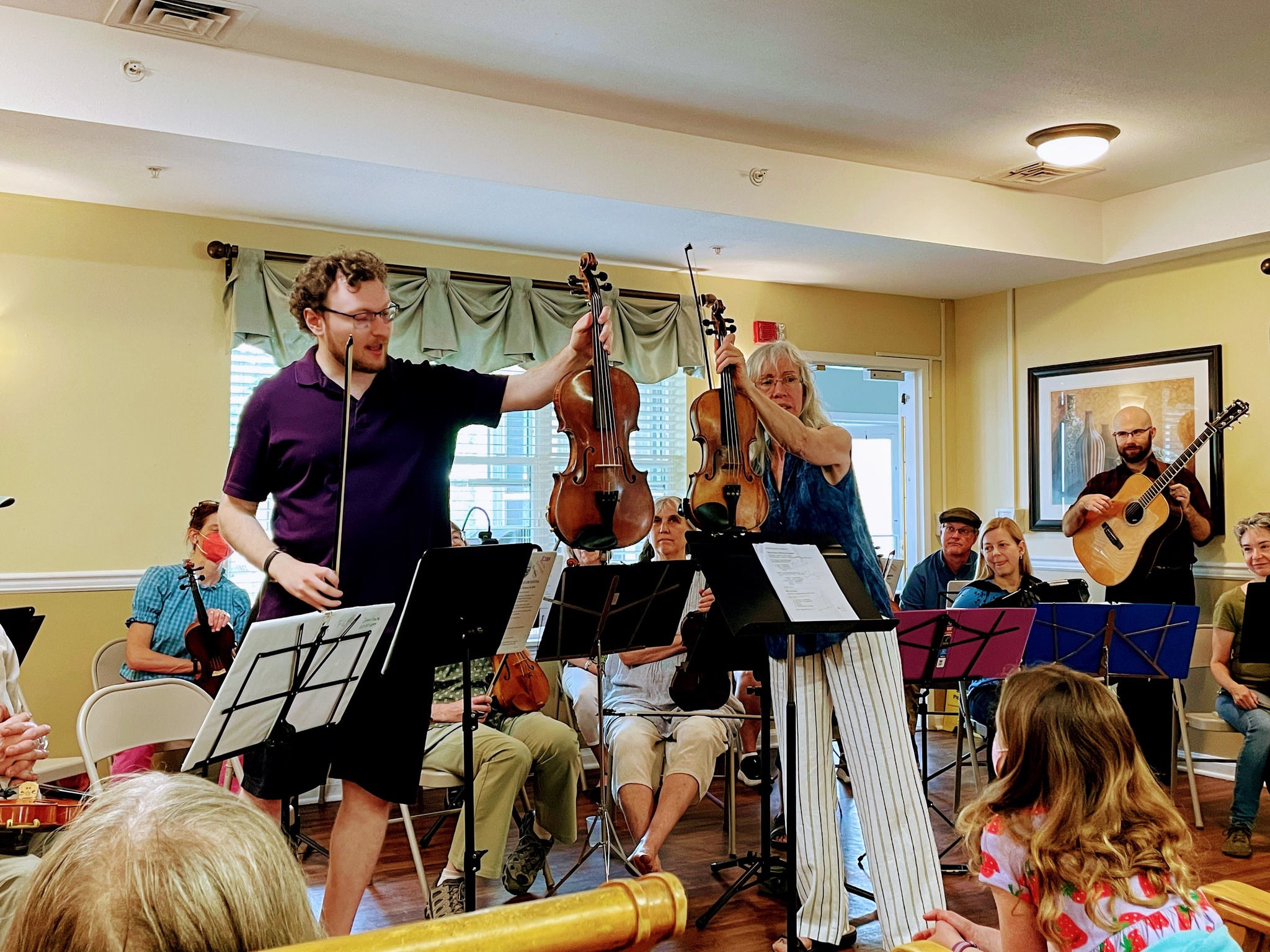 FLFO concert at Brookdale Ithaca June 2025, photo courtesy of Brookdale Ithaca