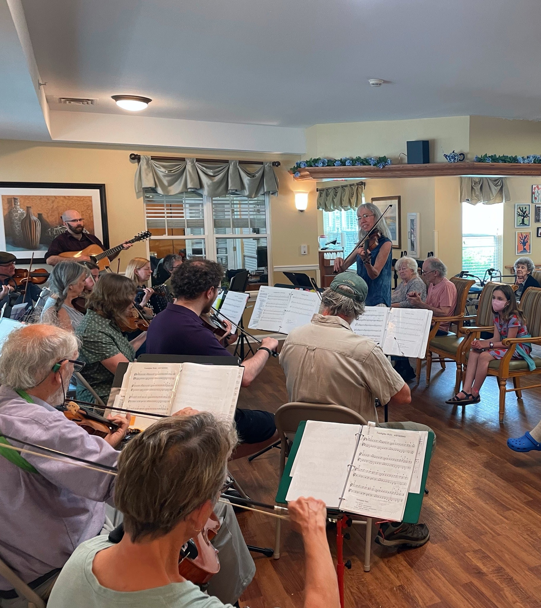 FLFO concert at Brookdale Ithaca June 2025, photo courtesy of Brookdale Ithaca